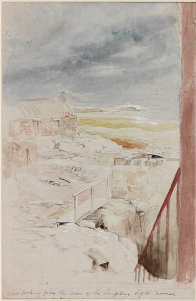 View from Longstone Lighthouse by Henry Perlee Parker